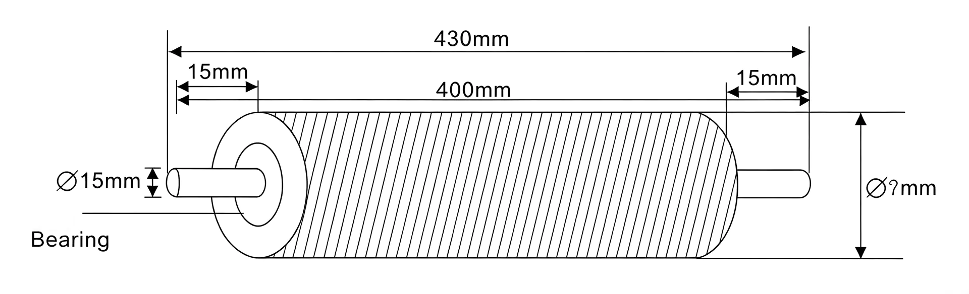 Industrial Roller size
