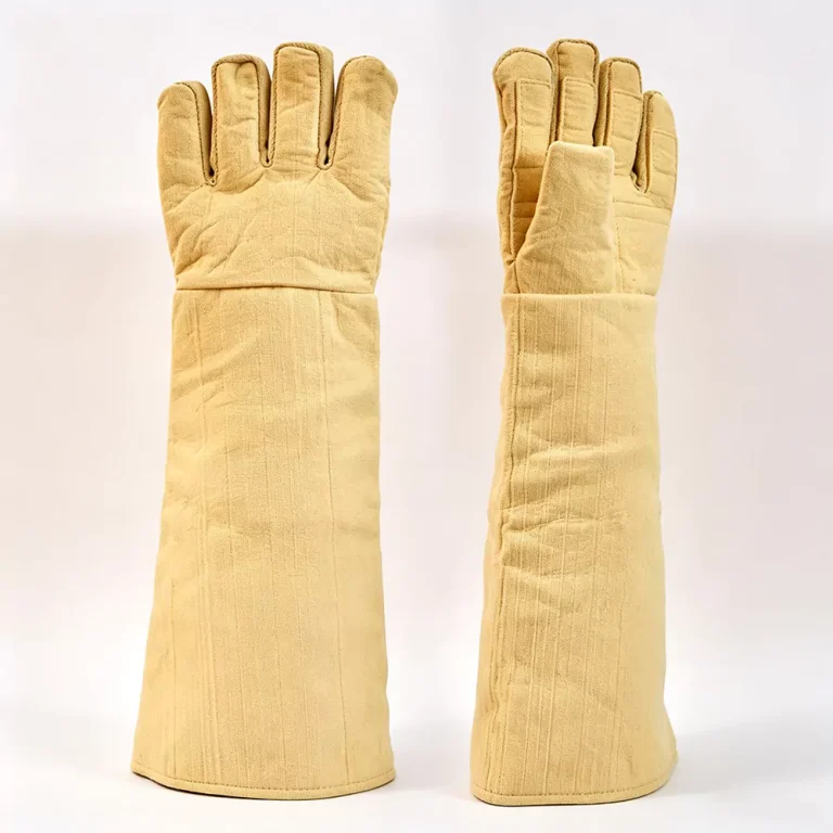60cm long Kevlar heat-resistant gloves provide effective protection for workers’ hands and forearms