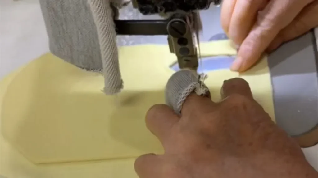 sewing heat resistant glove